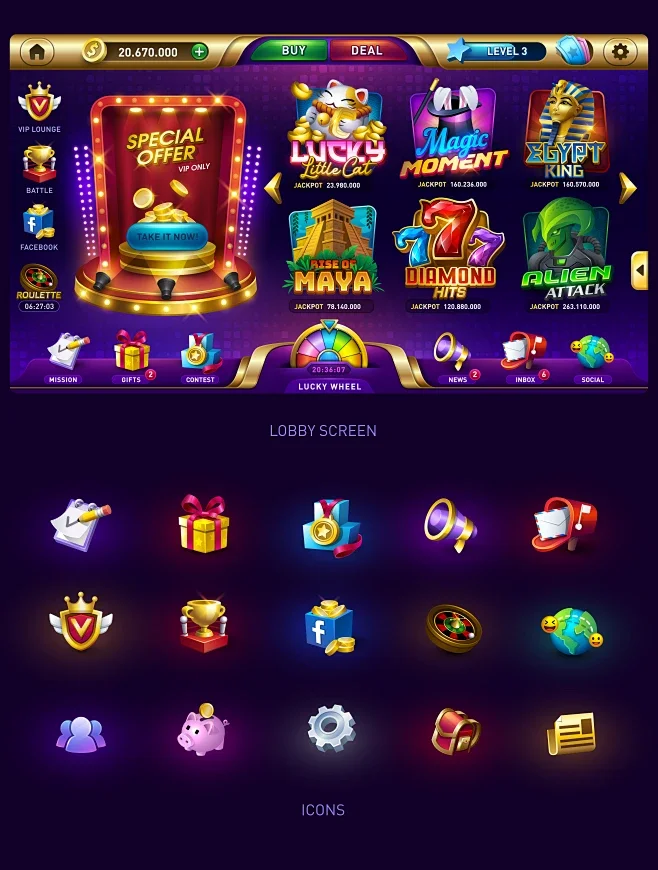Slots planet